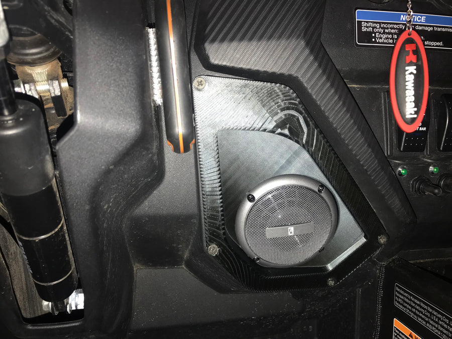Kawasaki Teryx Center Console Speaker Panels