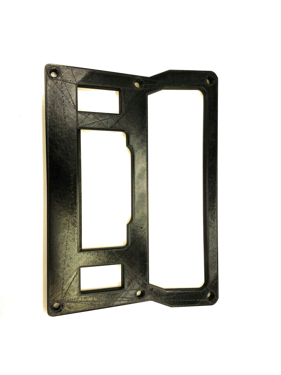 Solid Center Pod for Rugged Radio and Two Rocker Switches