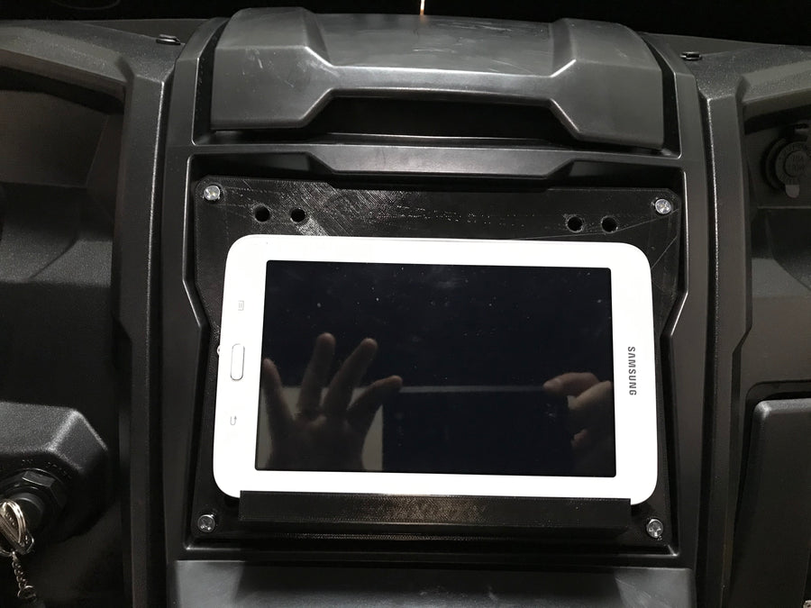 2020 KRX tablet mount with shelf access