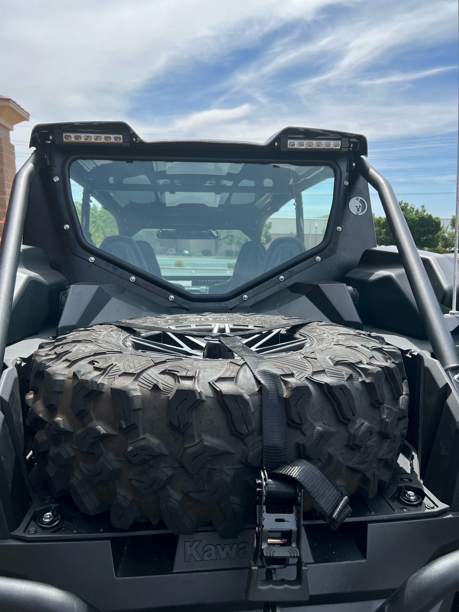 Kawasaki Teryx KRX1000 Rear Windshield 4-Seat – Safety Glass