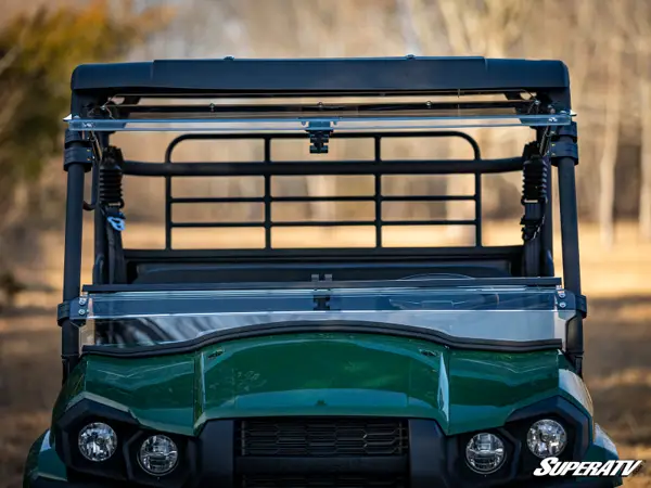 KAWASAKI MULE PRO-MX SCRATCH-RESISTANT FLIP WINDSHIELD – Deranged KAWASAKI MULE PRO-MX SCRATCH-RESISTANT FLIP WINDSHIELD – Deranged