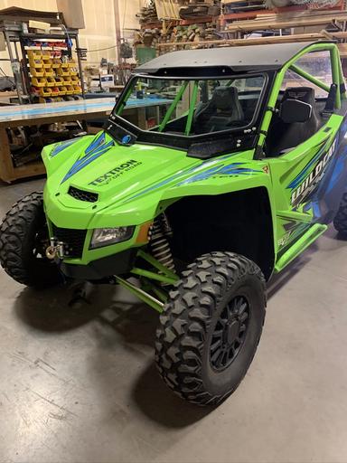 Dirt Warrior Textron WildCat XX Full Glass Front Windshield