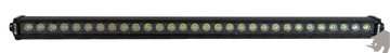 RHINO LIGHTS 6 inch to 50 inch BLACKED OUT SINGLE ROW 3D CREE LED LIGHT BAR: FLOOD BEAM