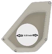 Kawasaki Teryx Center Console Speaker Panels