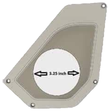 Kawasaki Teryx Center Console Speaker Panels