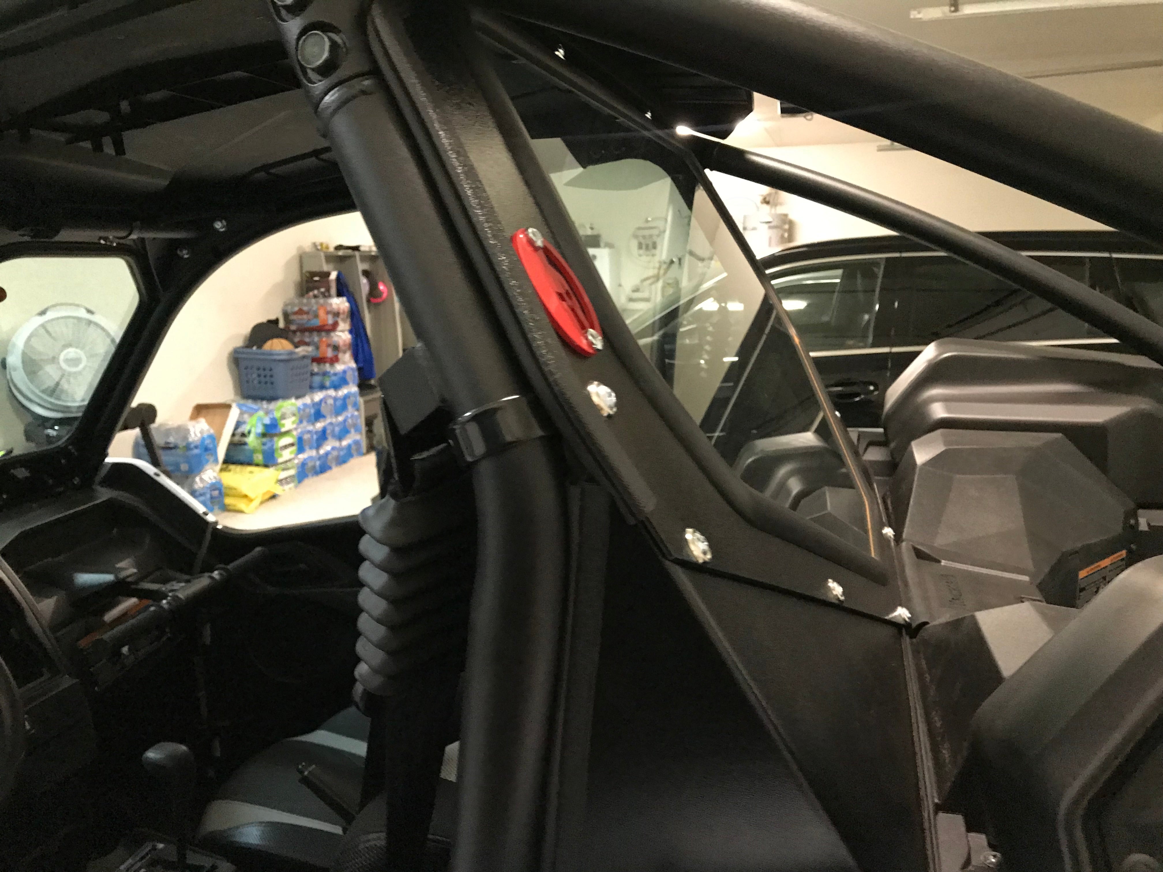 Dirt Warrior Kawasaki KRX 1000 Rear Glass Windshield (2020-2025