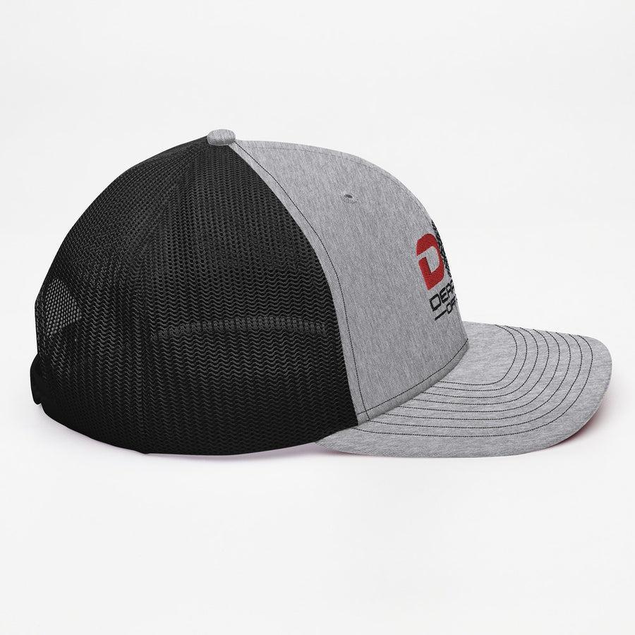 Deranged Trucker Hat - Grey and Black